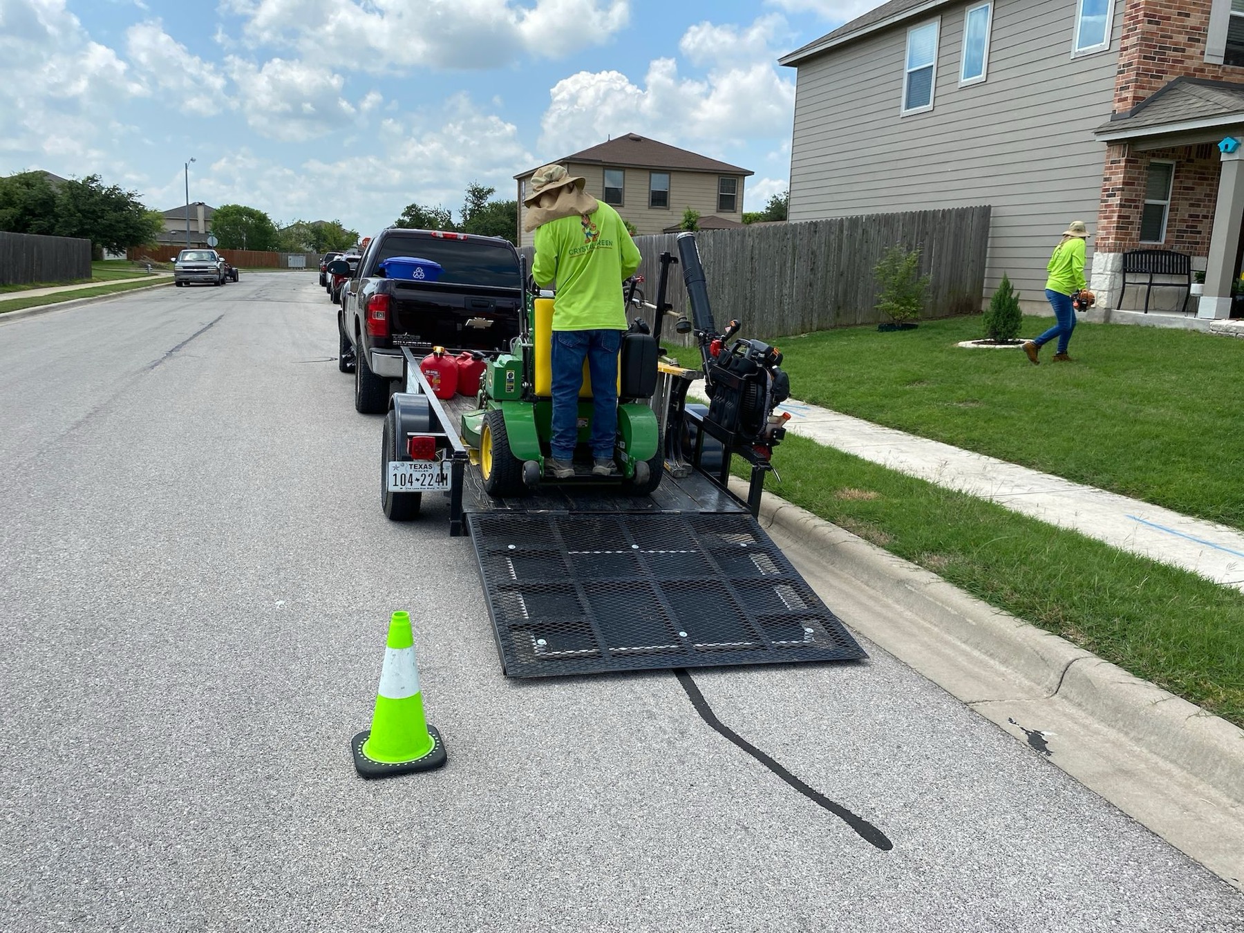 Crystal Green Lawn Care lawn care work
