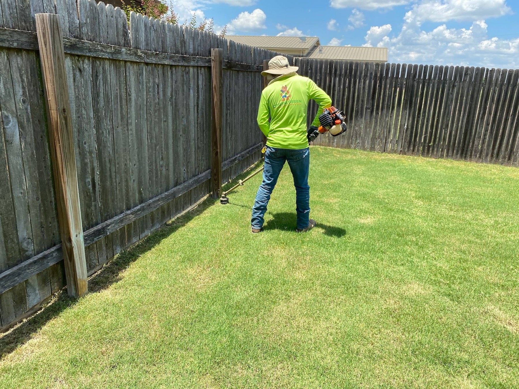Crystal Green Lawn Care lawn care work