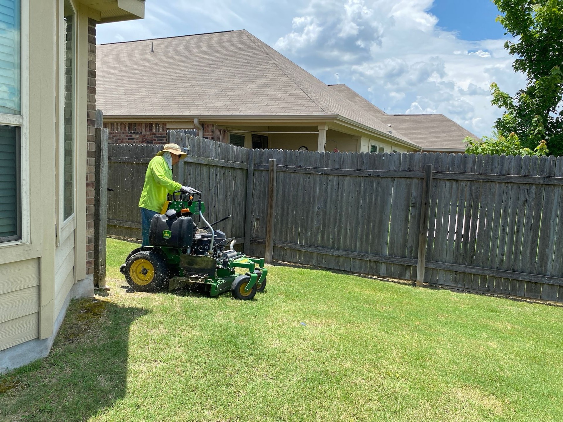 Crystal Green Lawn Care lawn care work